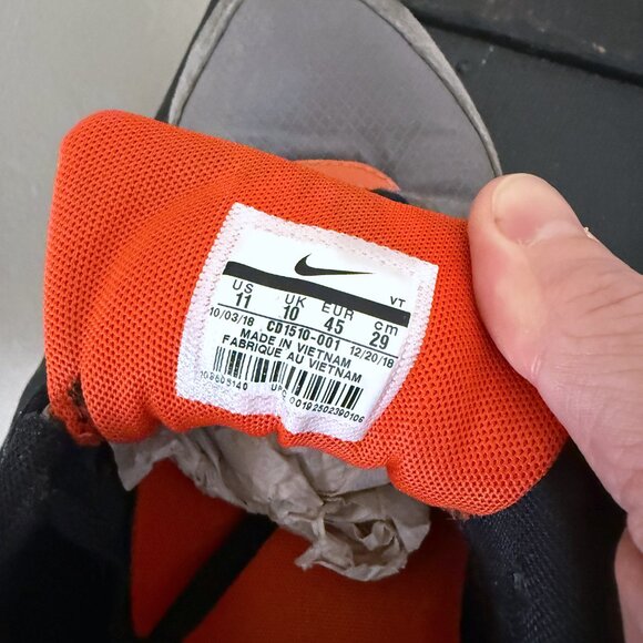 Nike Air Max SIZE Zero Gravity Mens SIZE 11, Air Max Day 2019 UPSIDE DOWN SWOOSH - Picture 12 of 15